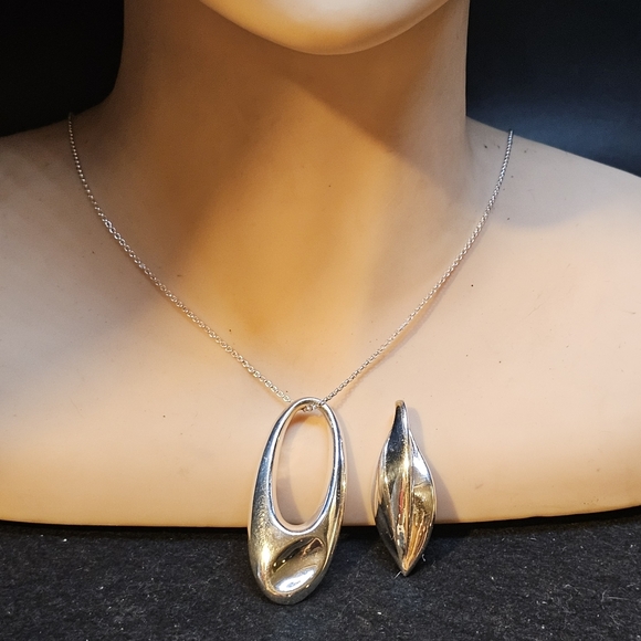 Elle Necklace With Extra Elle Pendant Both with Ruby - Picture 1 of 7